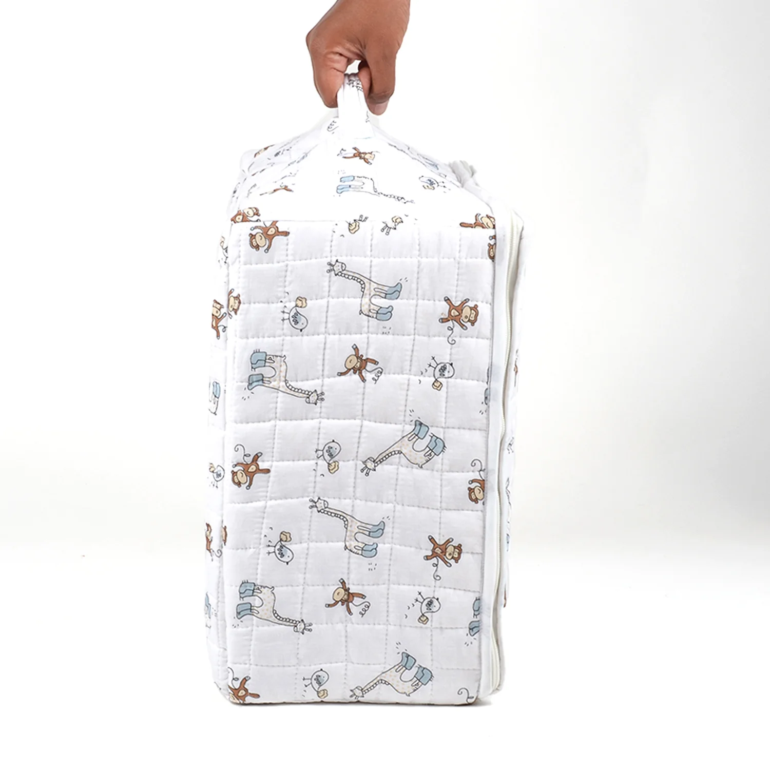 Baby Organic Cotton Diaper Carry Briefcase bags for Mothers - Pack of 1 - Image 4